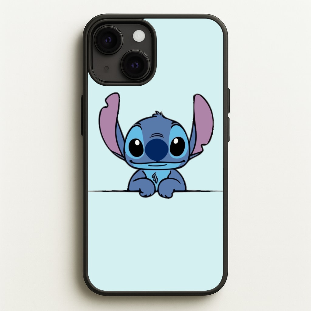 Alien Blue Leaning Phone Case