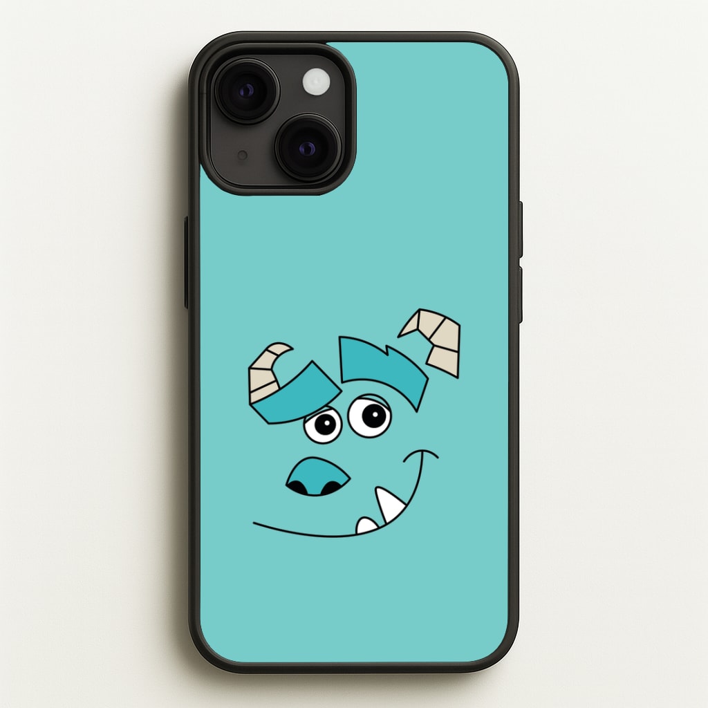Blue Monster Face Phone Case