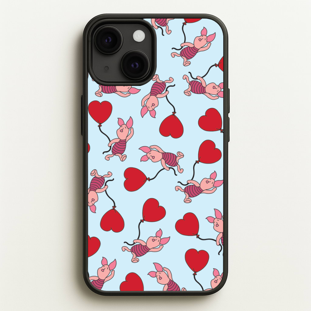Baby Pig With Balloon Pattern Phone Case