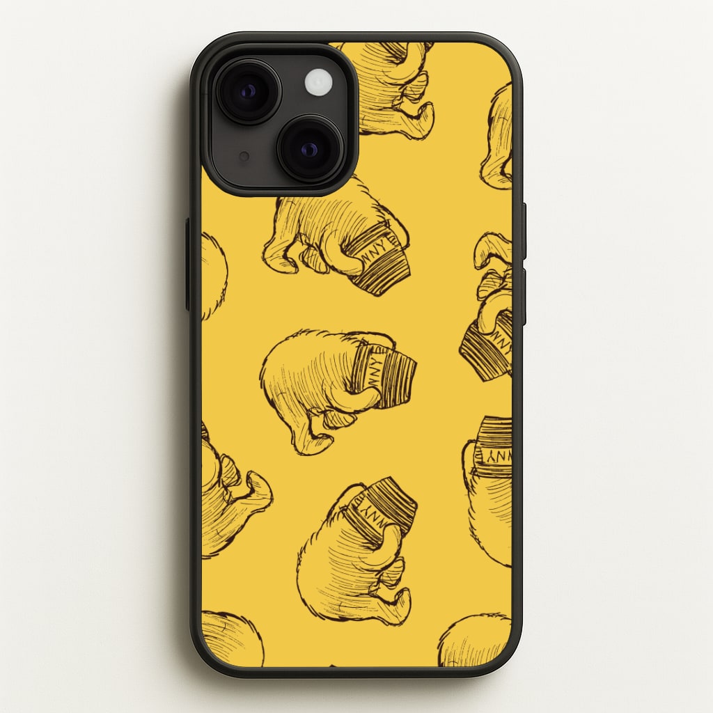 Winnie Honey Pot Pattern Phone Case