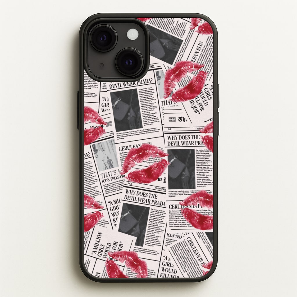 Front Page Kisses Phone Case