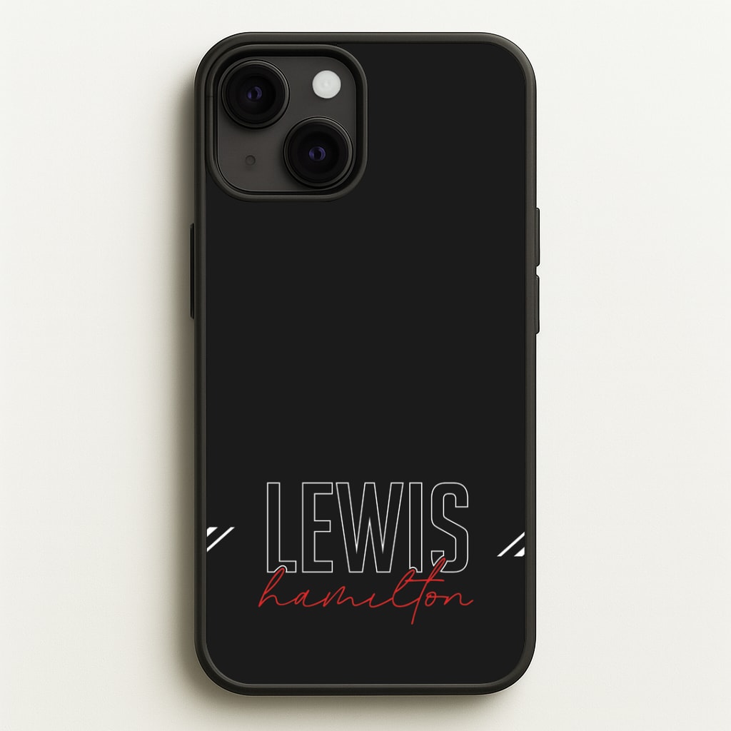 Racer Stripes Hamilton Phone Case
