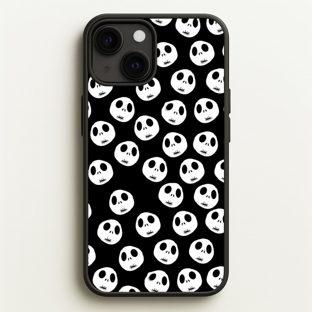 Jack Skellington Pattern - TNBC Phone Case