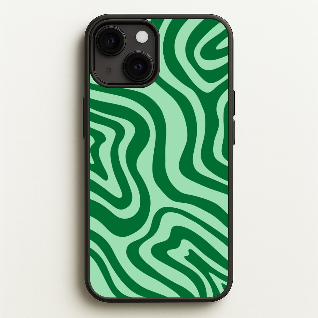 Green Abstract Halloween Phone Case