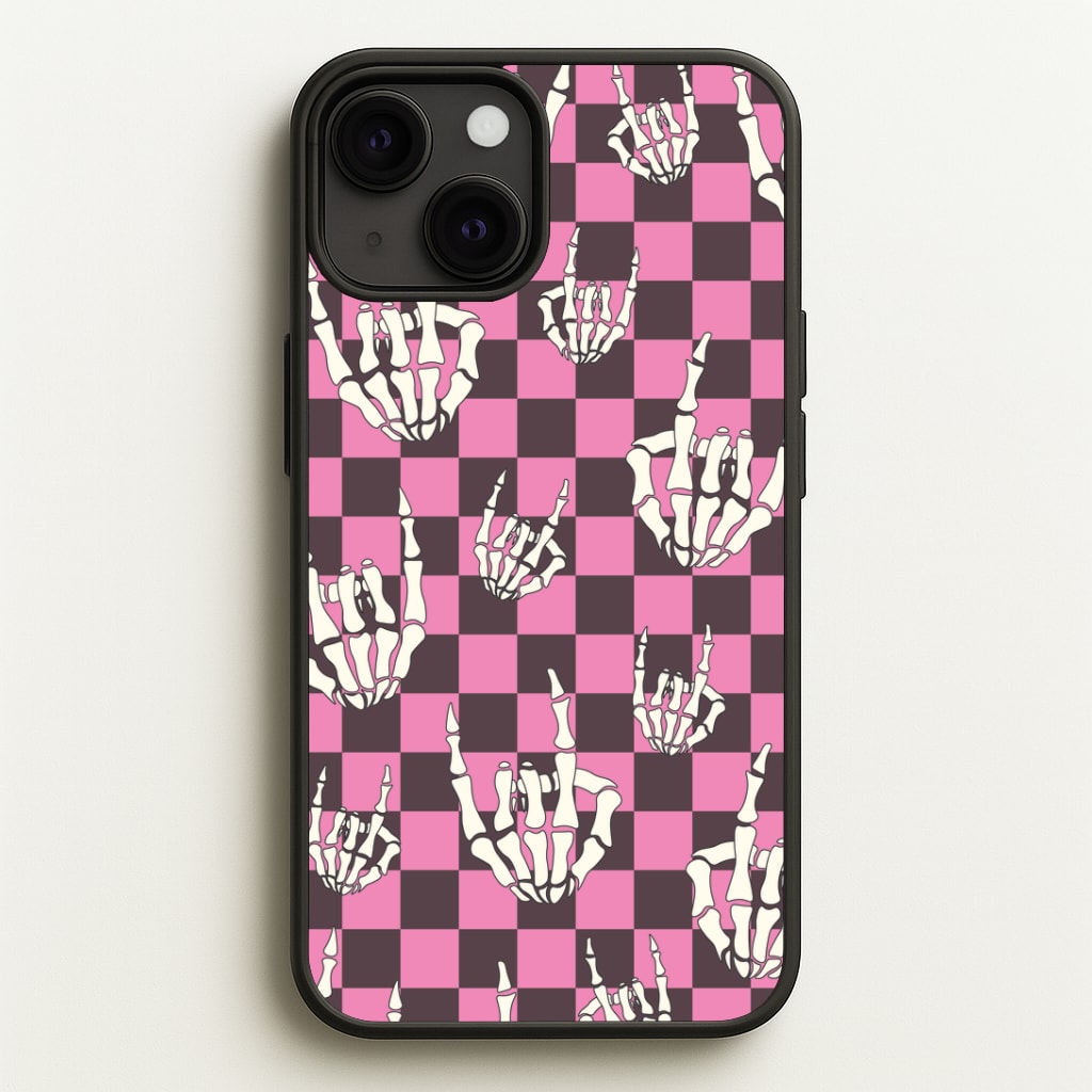 Rock On Skeleton Phone Case