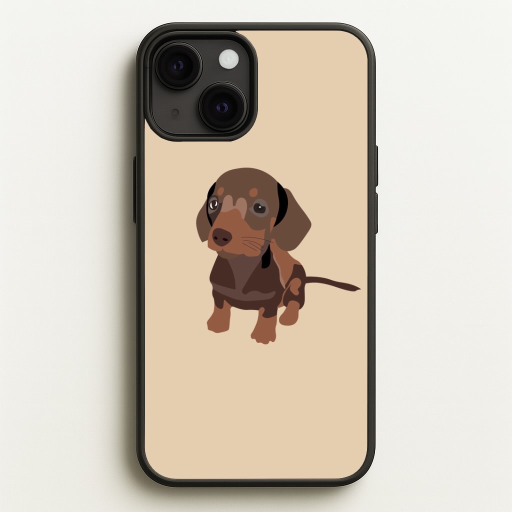 Brown - Dachshunds Phone Case