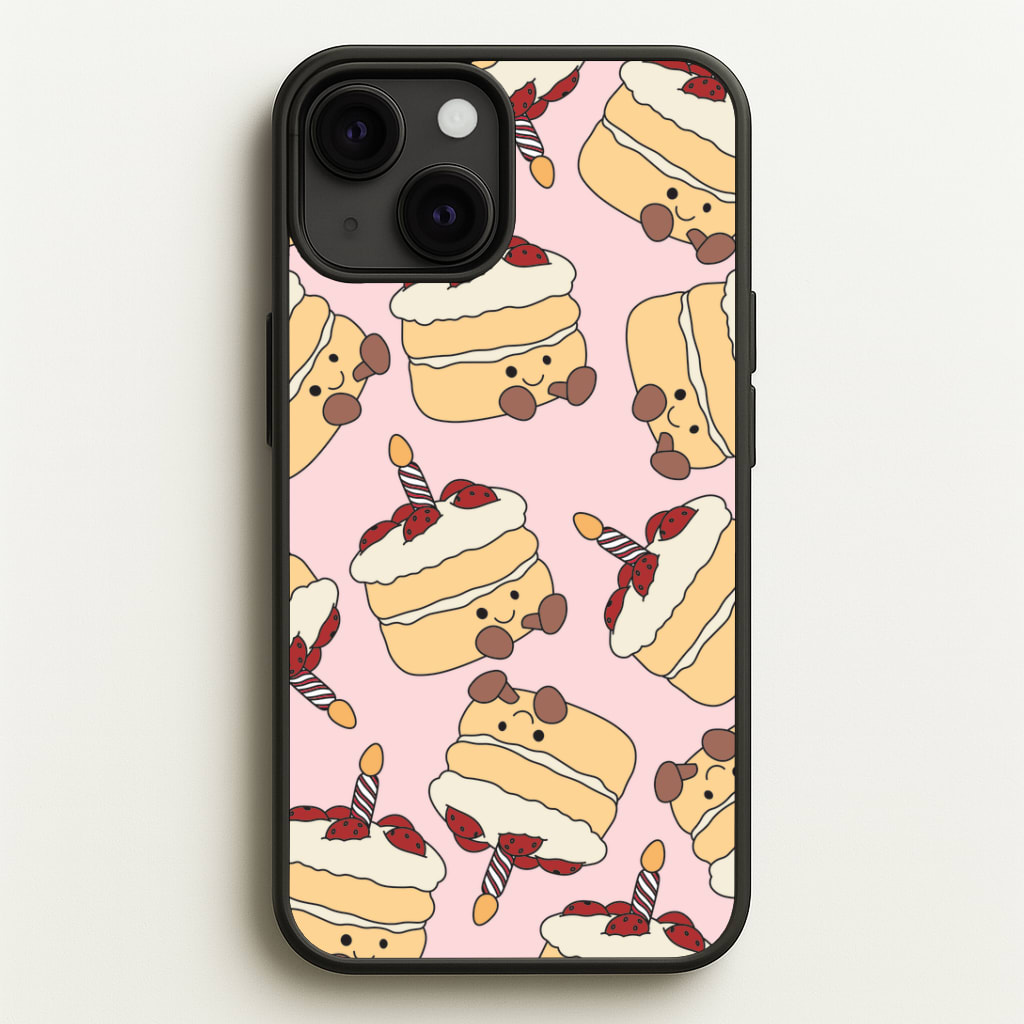 Cake Pattern - Plushy Phone Case