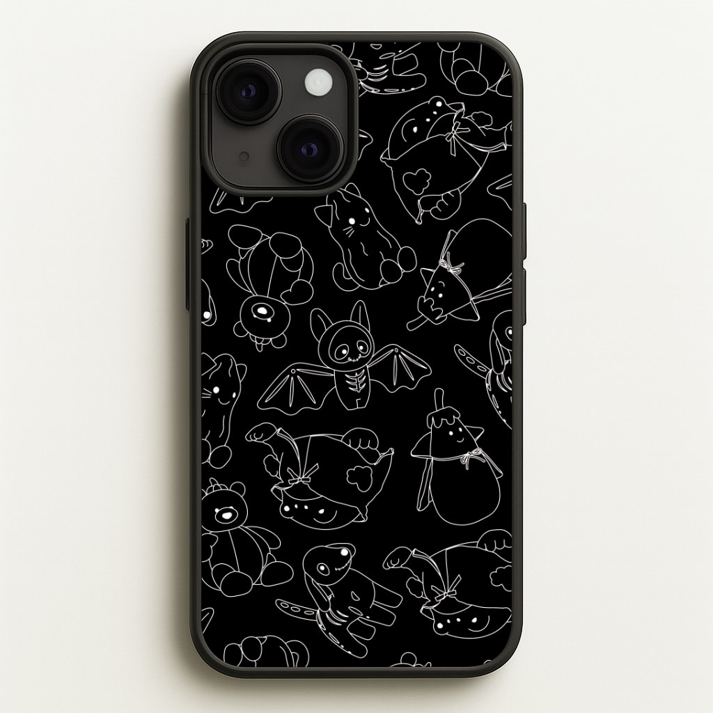 Halloween Plushies Pattern II - Halloween Phone Case