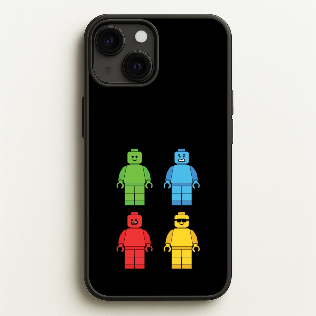 Bricks Figures Rainbow Phone Case