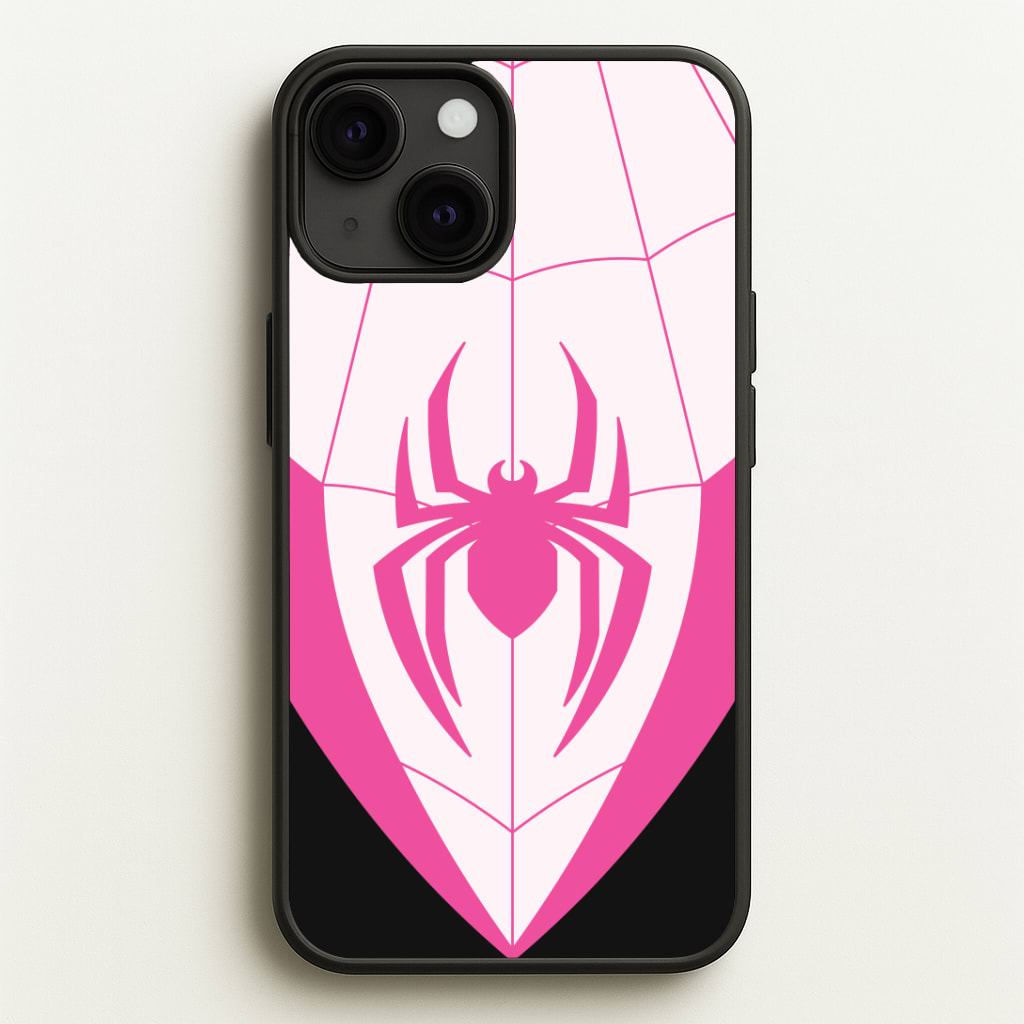 Pink And Black Spider Costume Phone Case