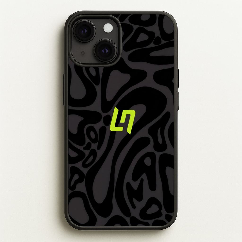 Norris Helmet Pattern - Black Phone Case