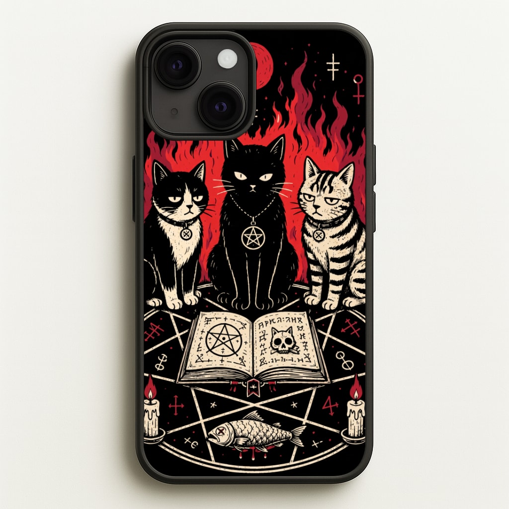 Occult Cat Coven Phone Case