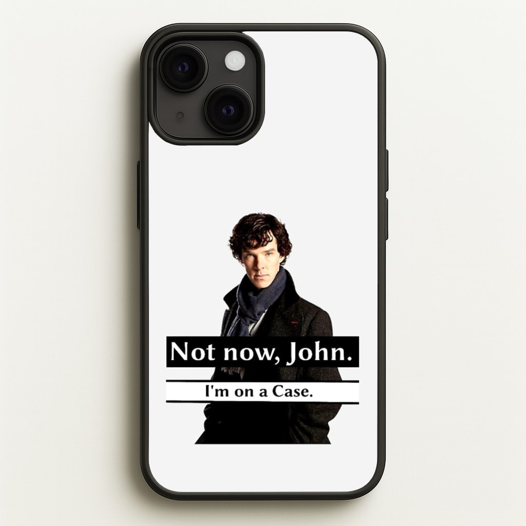 I'm on a Case Holmes Pun Phone Case