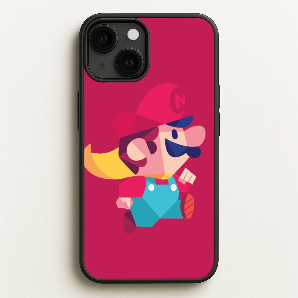 Running Mario - Mario Phone Case