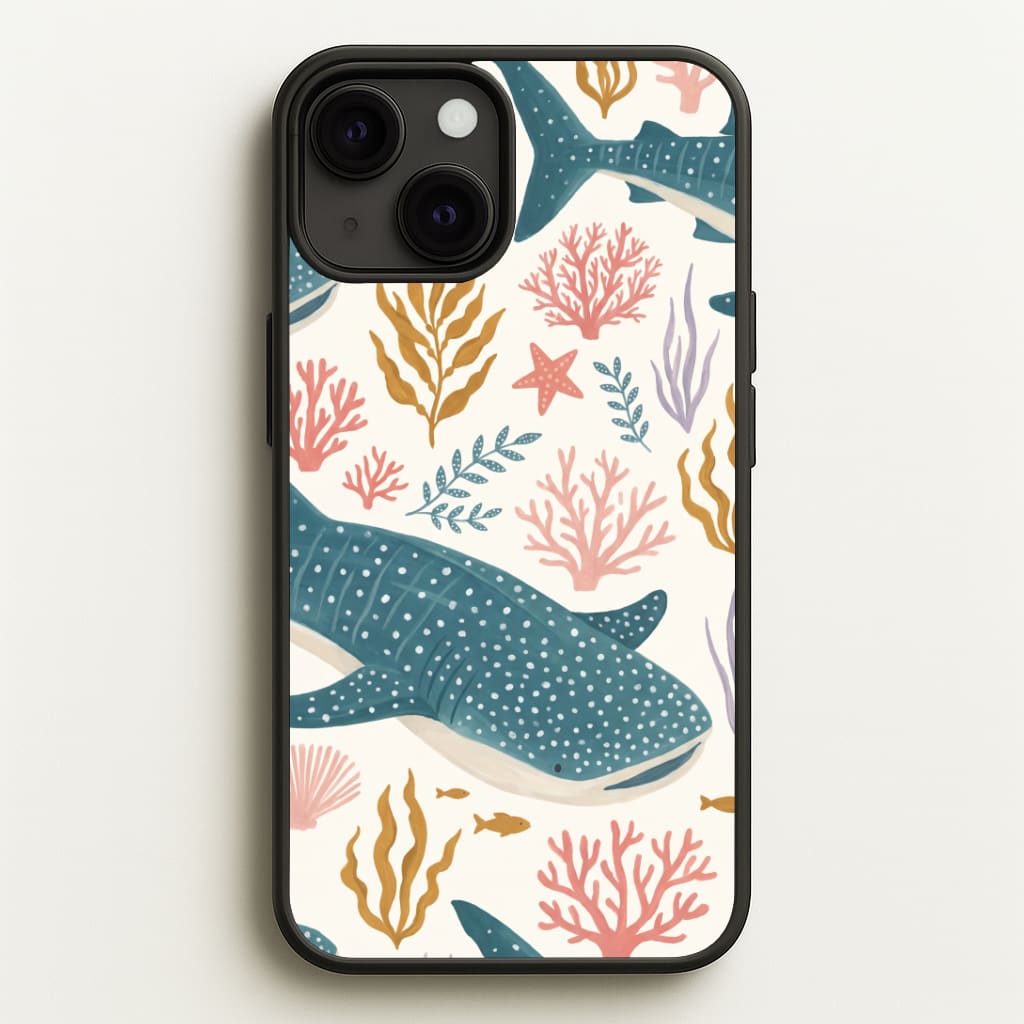 Spotted Whale Shark Reef Phone Case