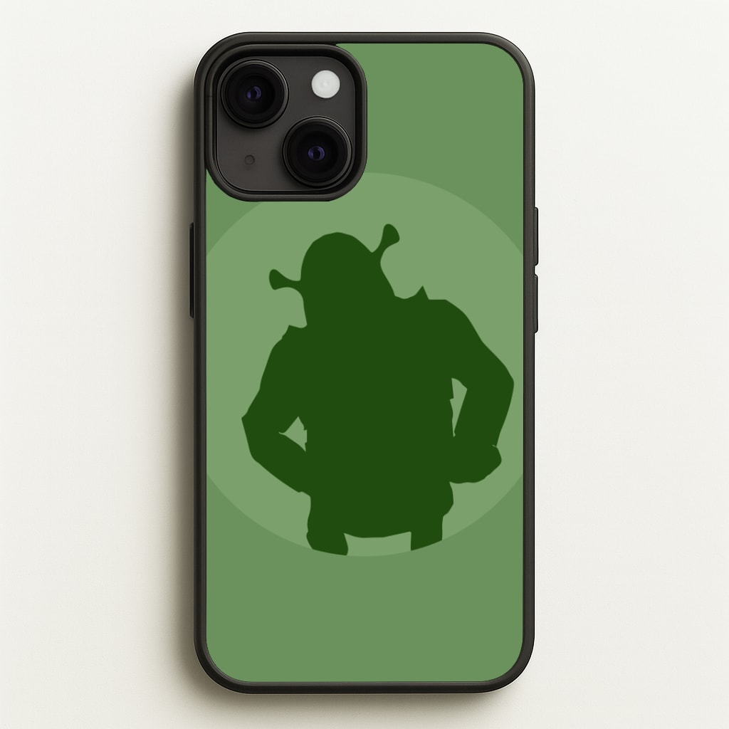 Green Ogre Outline Phone Case