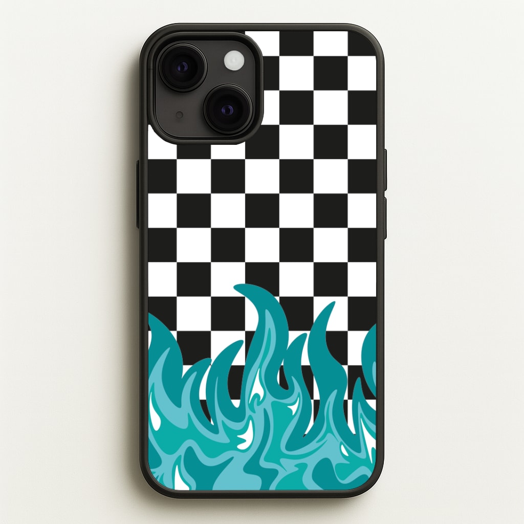 Blue Flame - Skate Aesthetic Phone Case