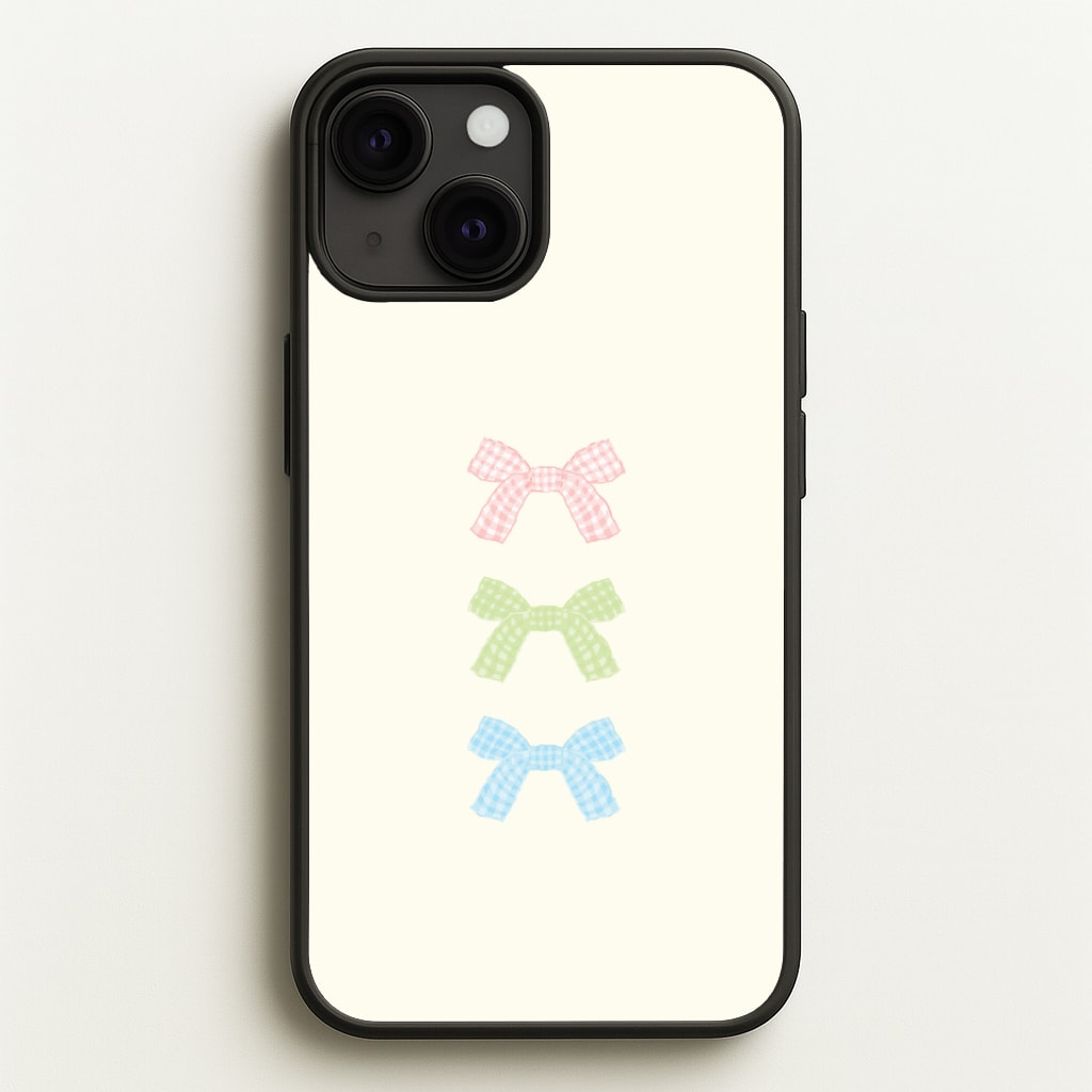 Gingham Tiered Ties Phone Case