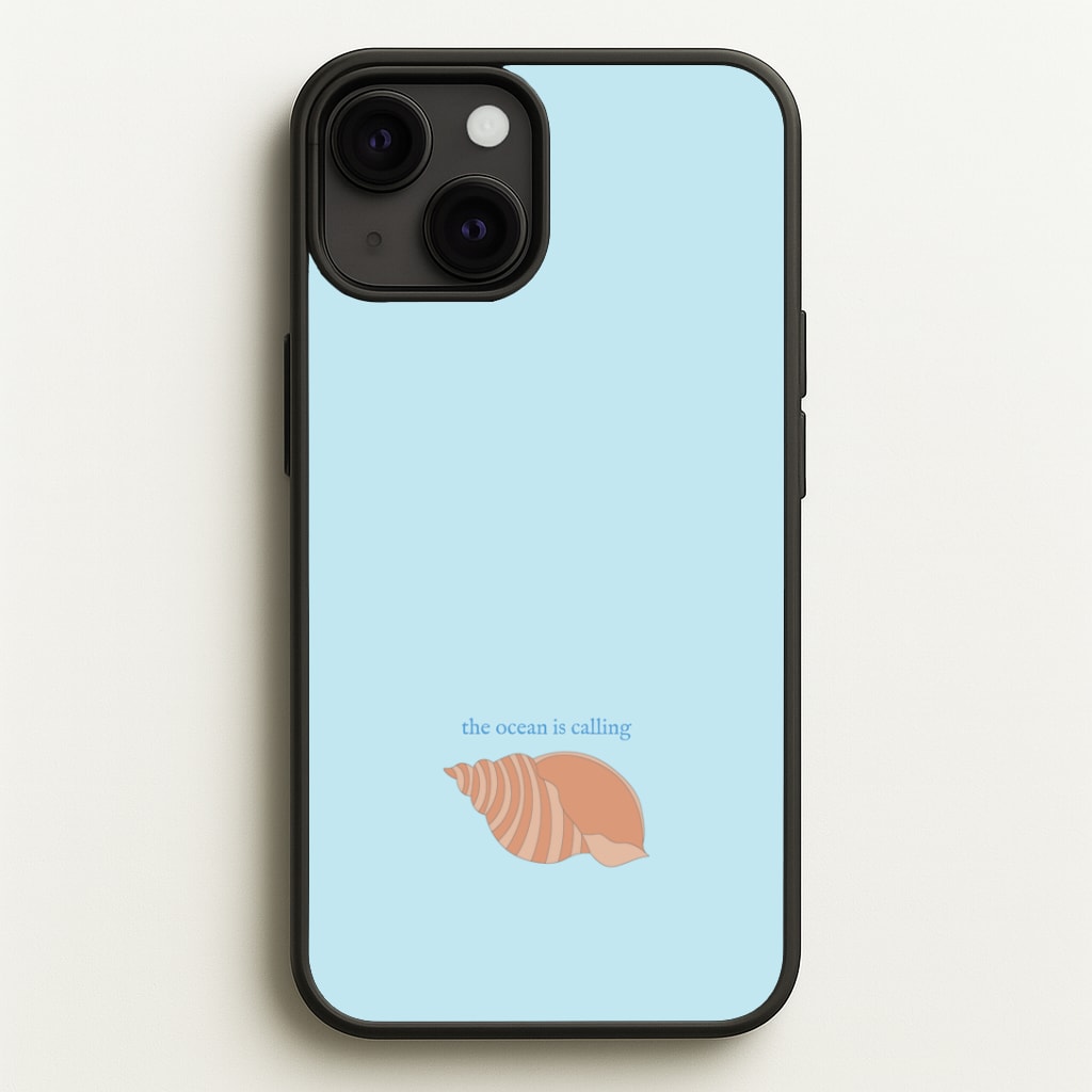 The Ocean Is Calling - Seashells Phone Case