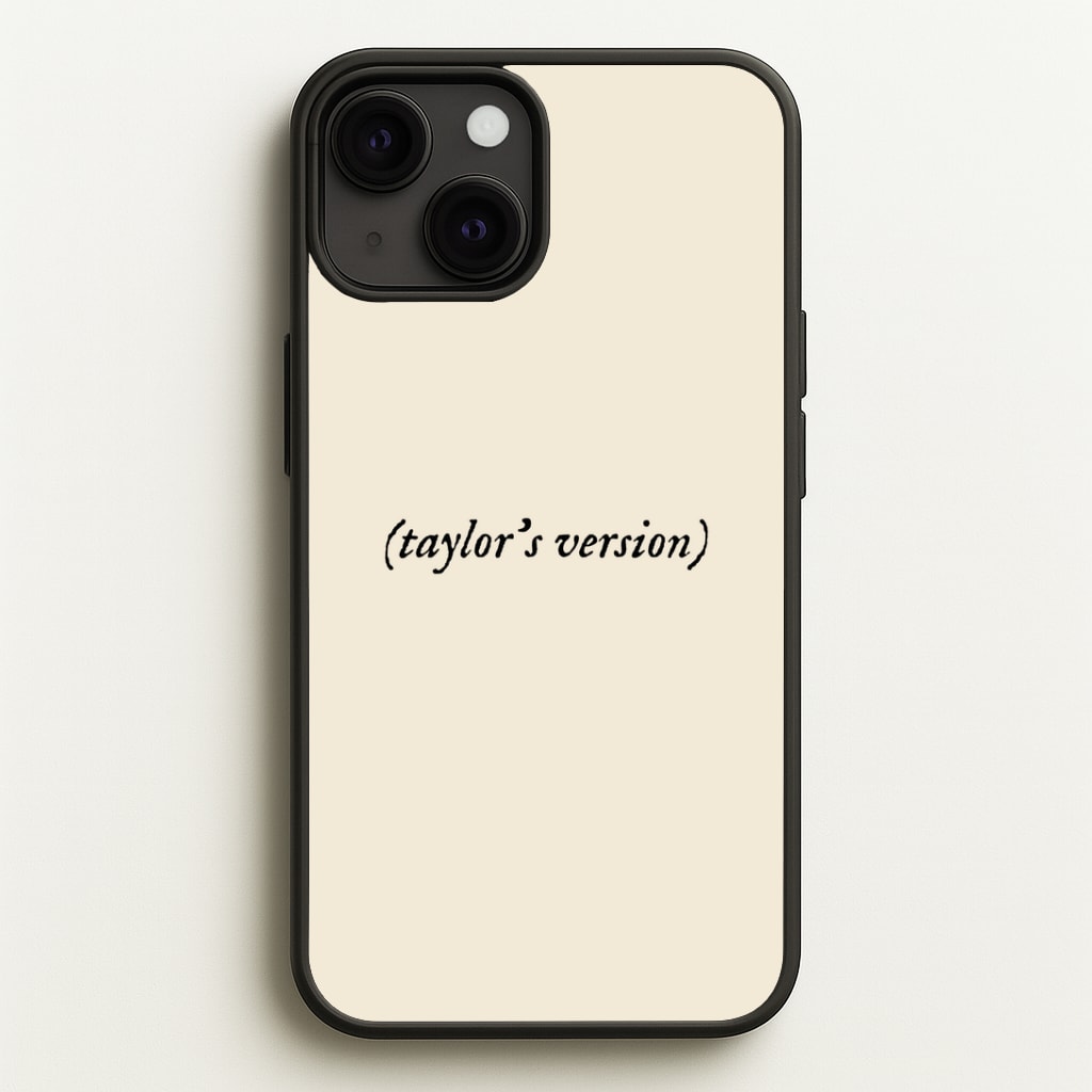 Personalised Taylor's Version Phone Case