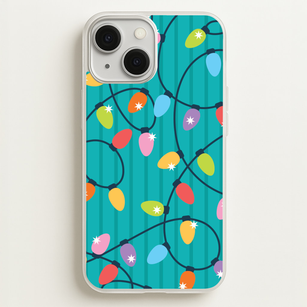 Funky Christmas Lights Pattern Phone Case