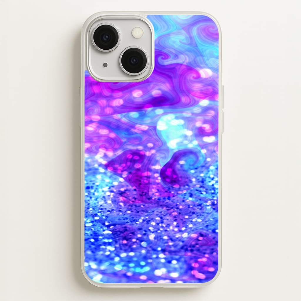 Glitter Swirl, Tumblr Stlye Phone Case