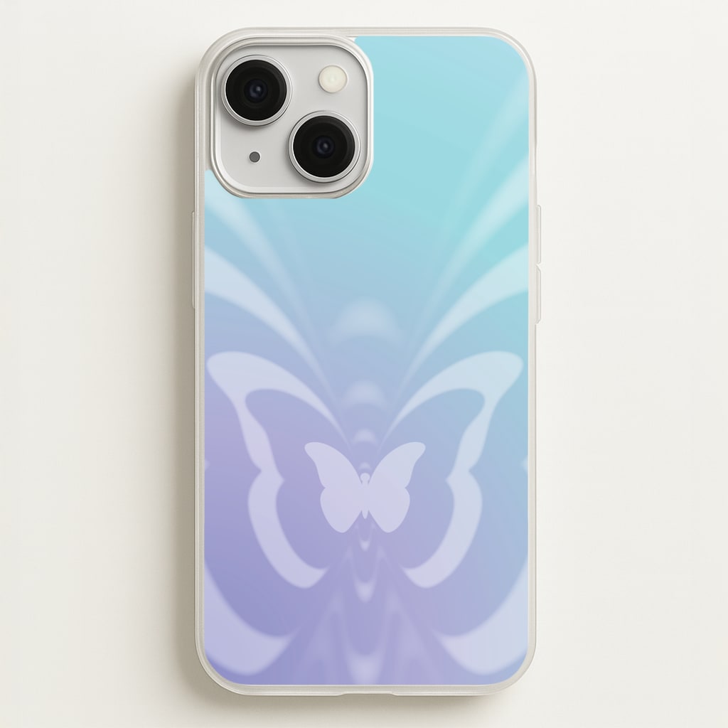 Butterfly Gradient Purple Phone Case