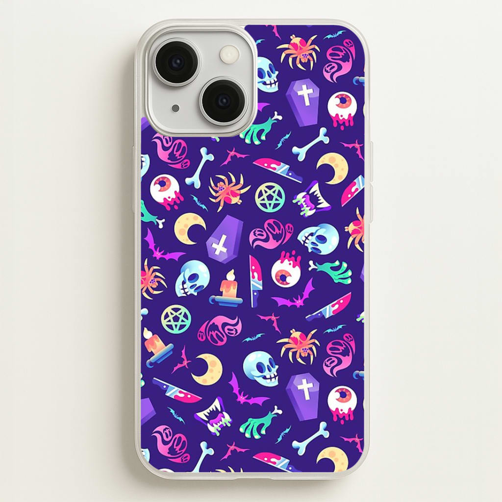 Horroriffic Halloween Pattern Phone Case