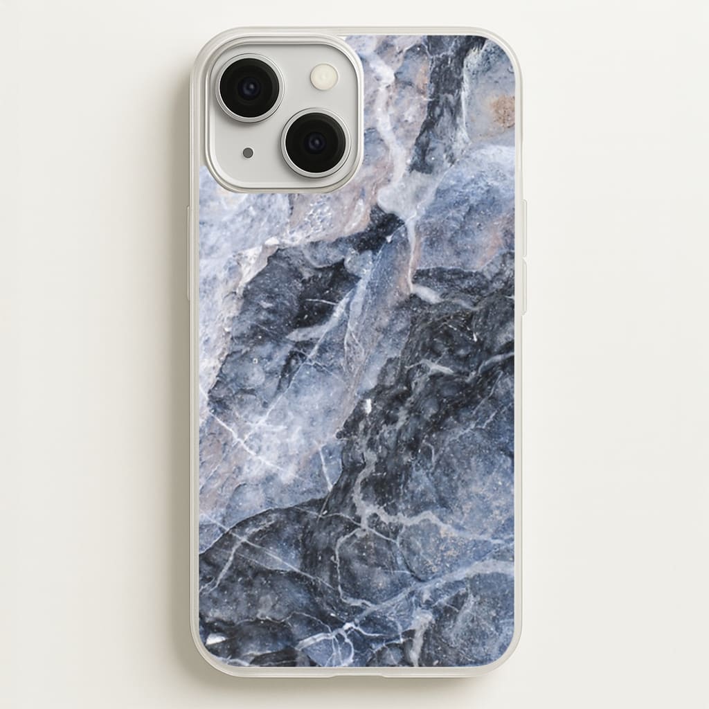 Grey and White Marble Phone Case