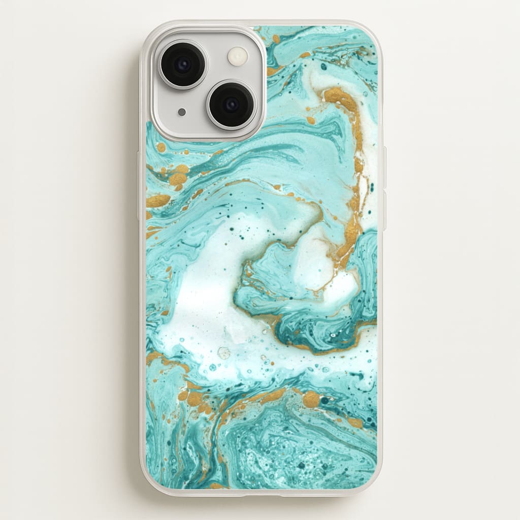 Green Marble Phone Case