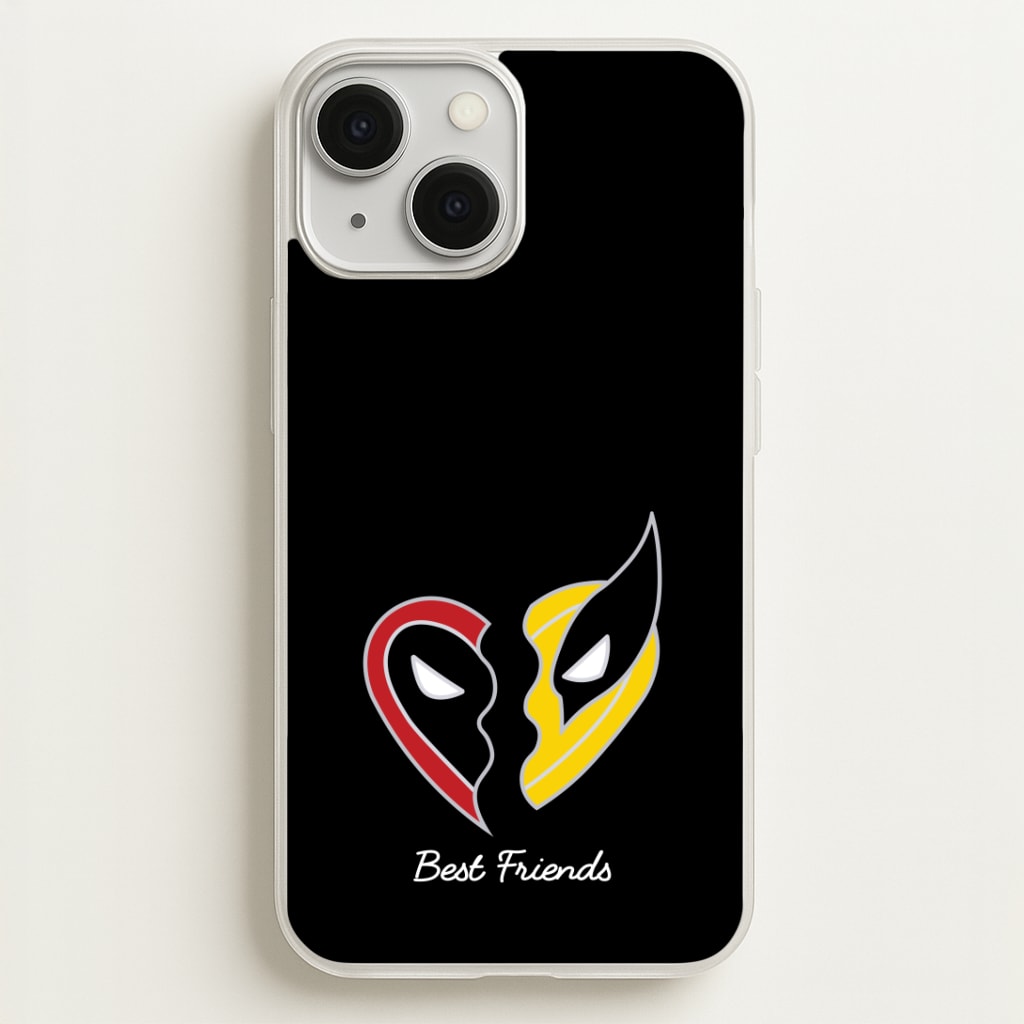 Superhero Best Friends Locket Phone Case