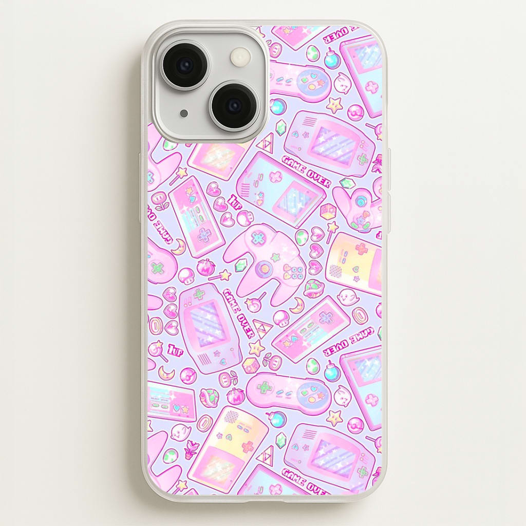 Power Up, Gaming Pattern Phone Case