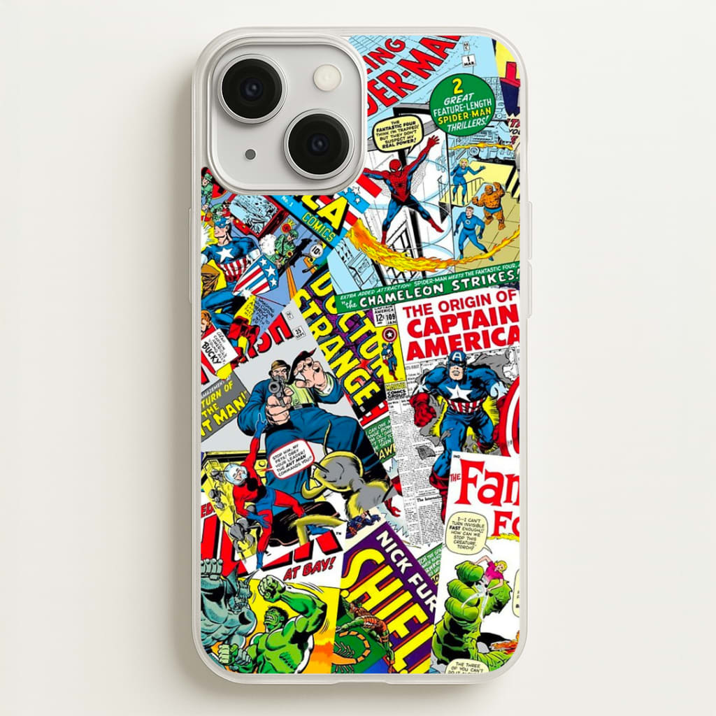 Superhero Comic Comics Pattern Phone Case