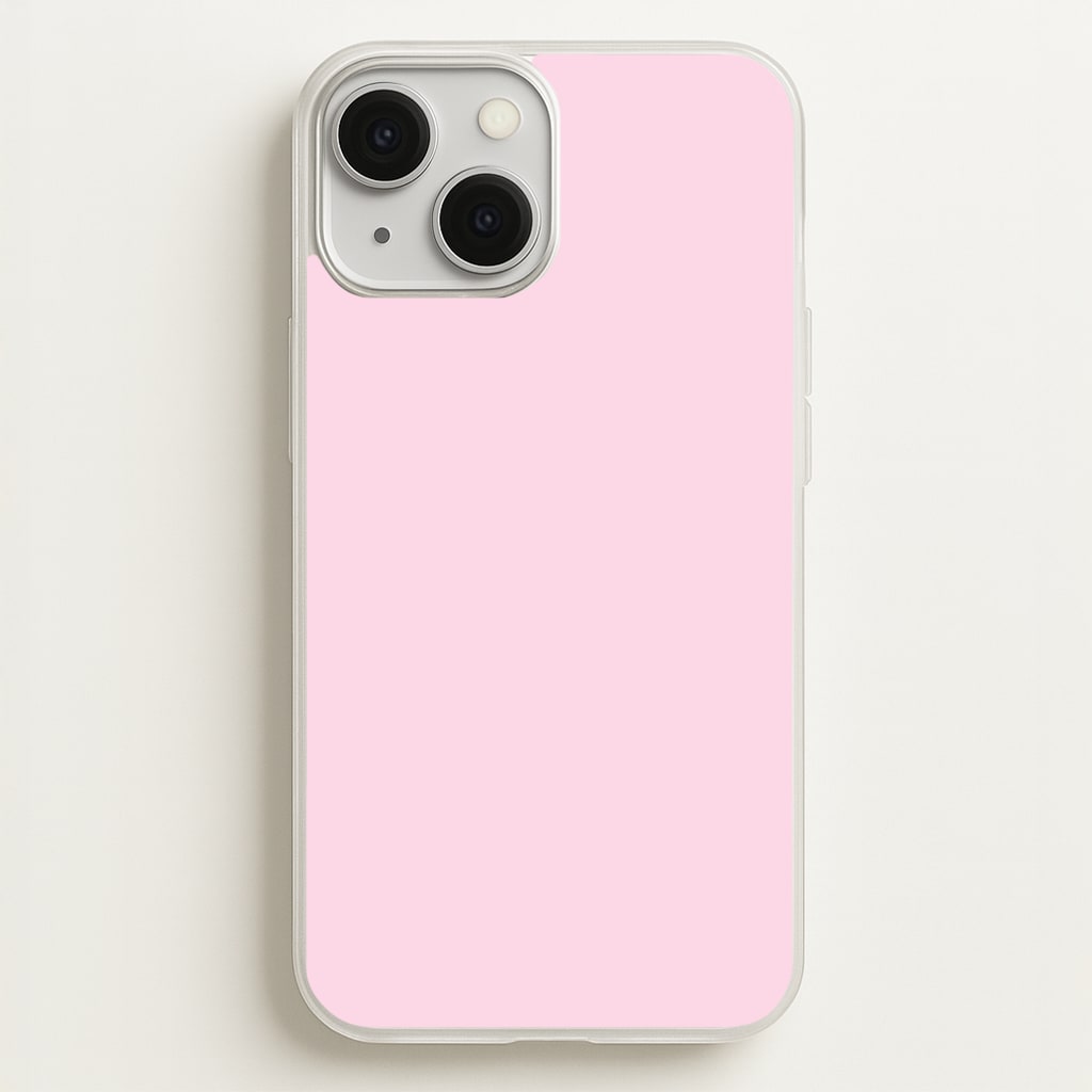 Back To Casics - Pretty Pastels - Plain Pink Phone Case