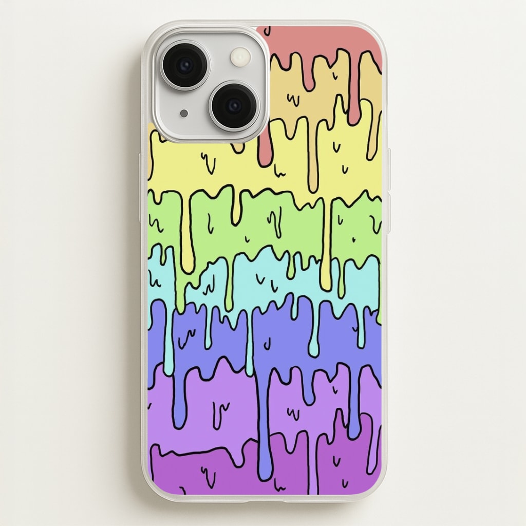 Dripping Rainbow Phone Case
