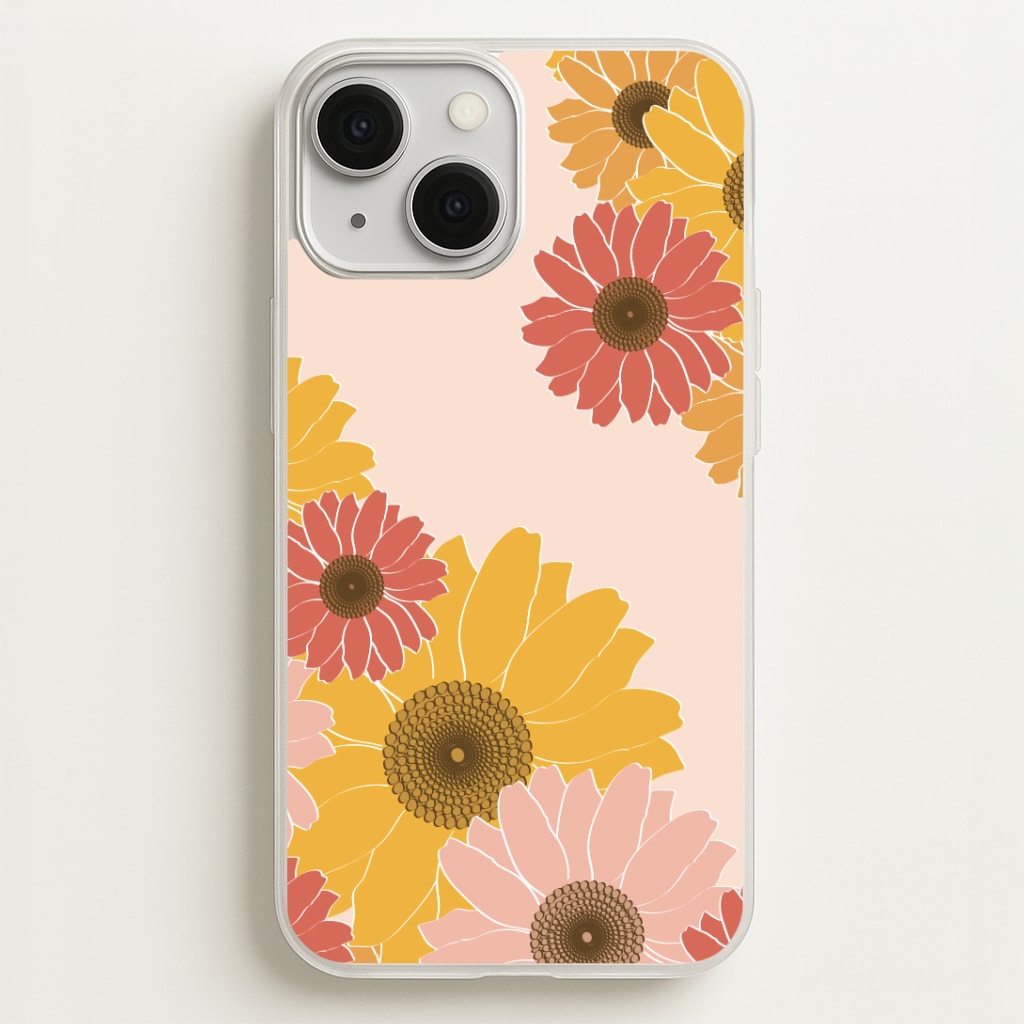 Sunflower Floral Pattern Phone Case