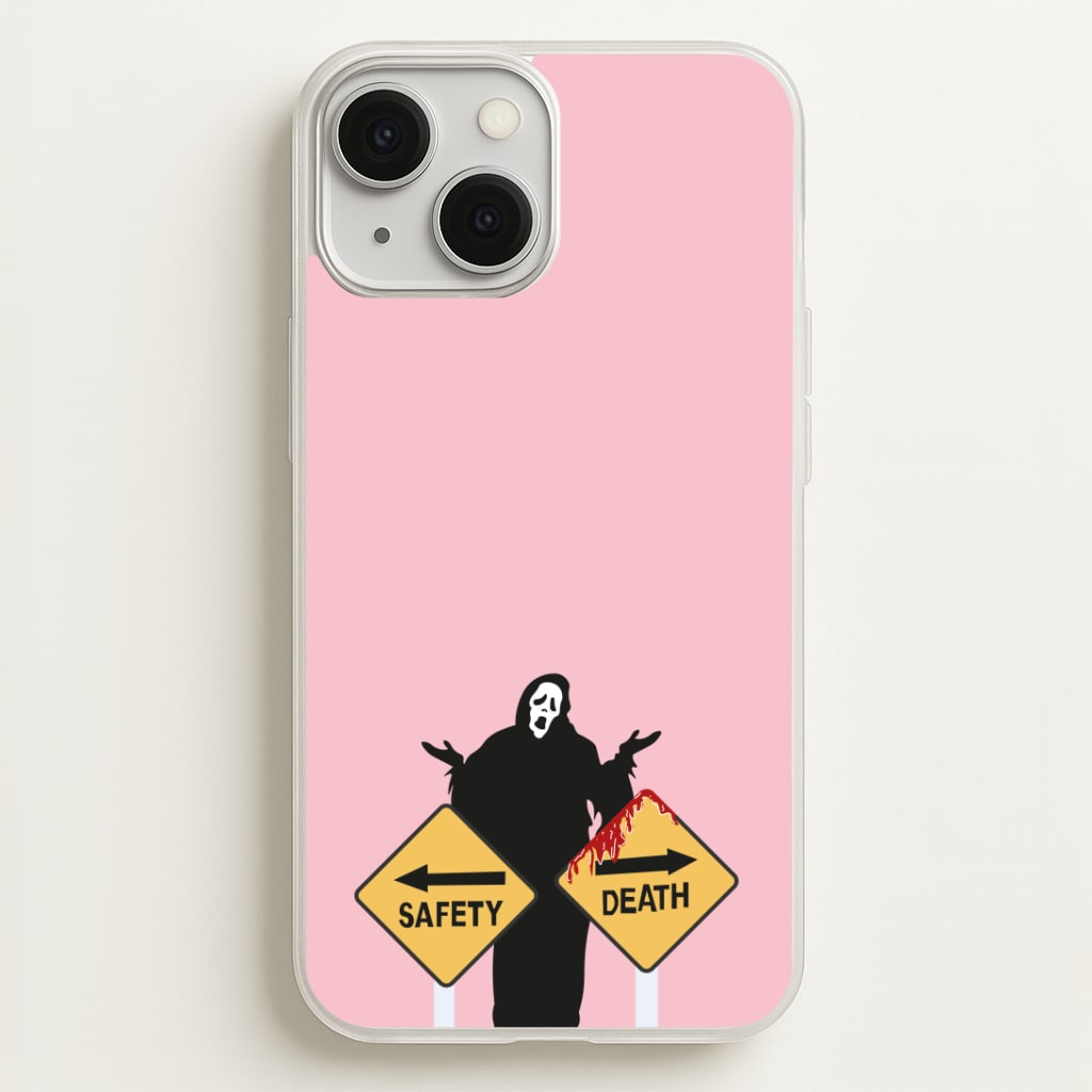 Safety Or Death - Scream Phone Case