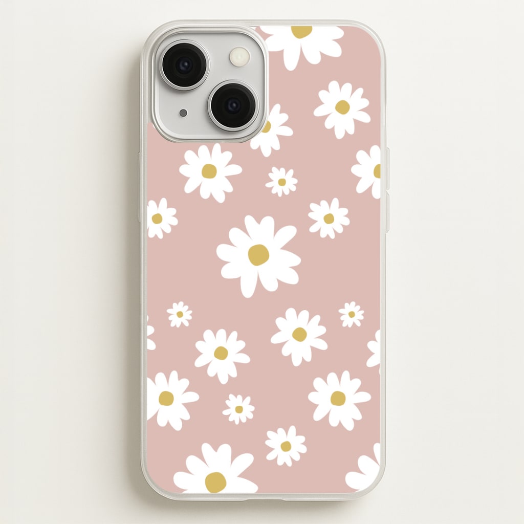 Spring Daisy Pattern Phone Case