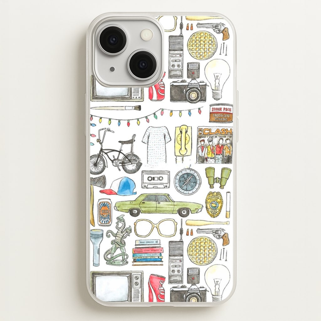 Stranger Objects Illustration Phone Case