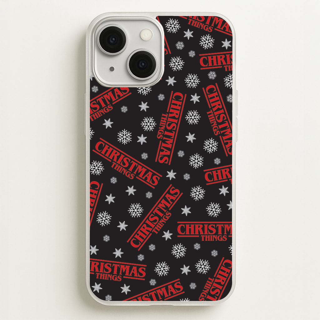 Christmas Things Snowflake Pattern Phone Case