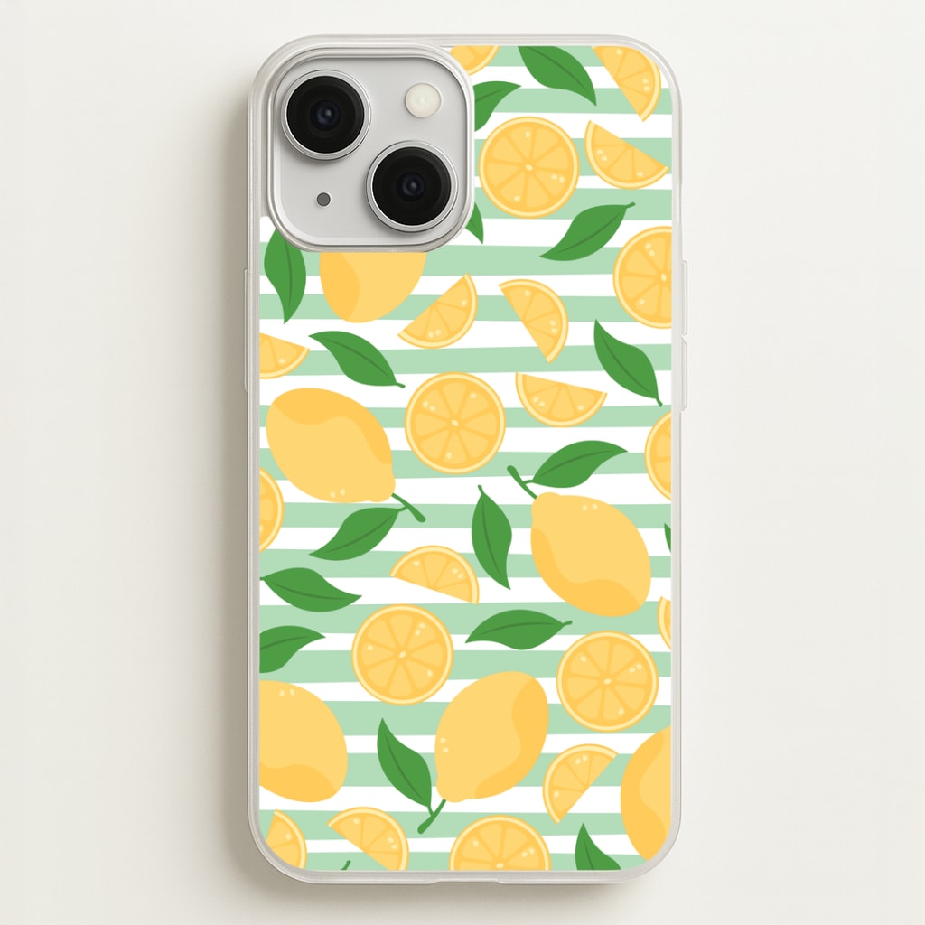 Lemons Pattern - Summer Phone Case