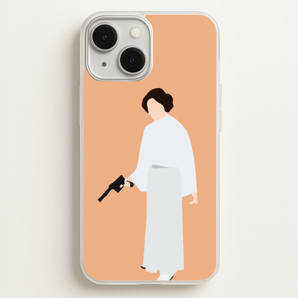 Leia Faceless With Gun Phone Case