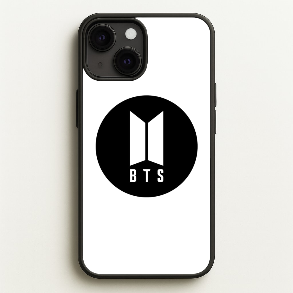 BTS logo Black - K Pop Phone Case