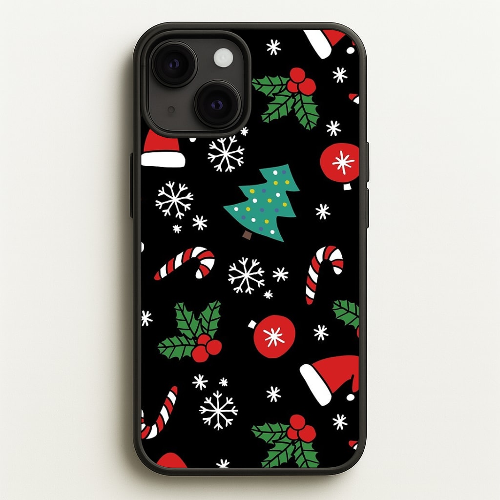 Christmas Objects Pattern Phone Case