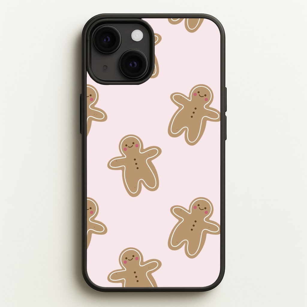 Gingerbread Men Christmas Pattern Phone Case