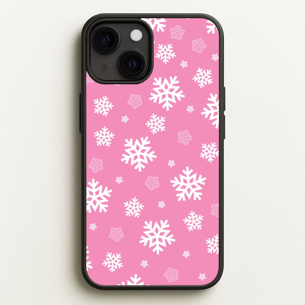 Snow Pink Pattern Phone Case