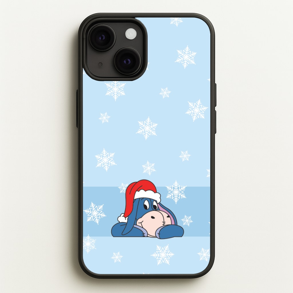 Cartoon Donkey Snowflakes Phone Case
