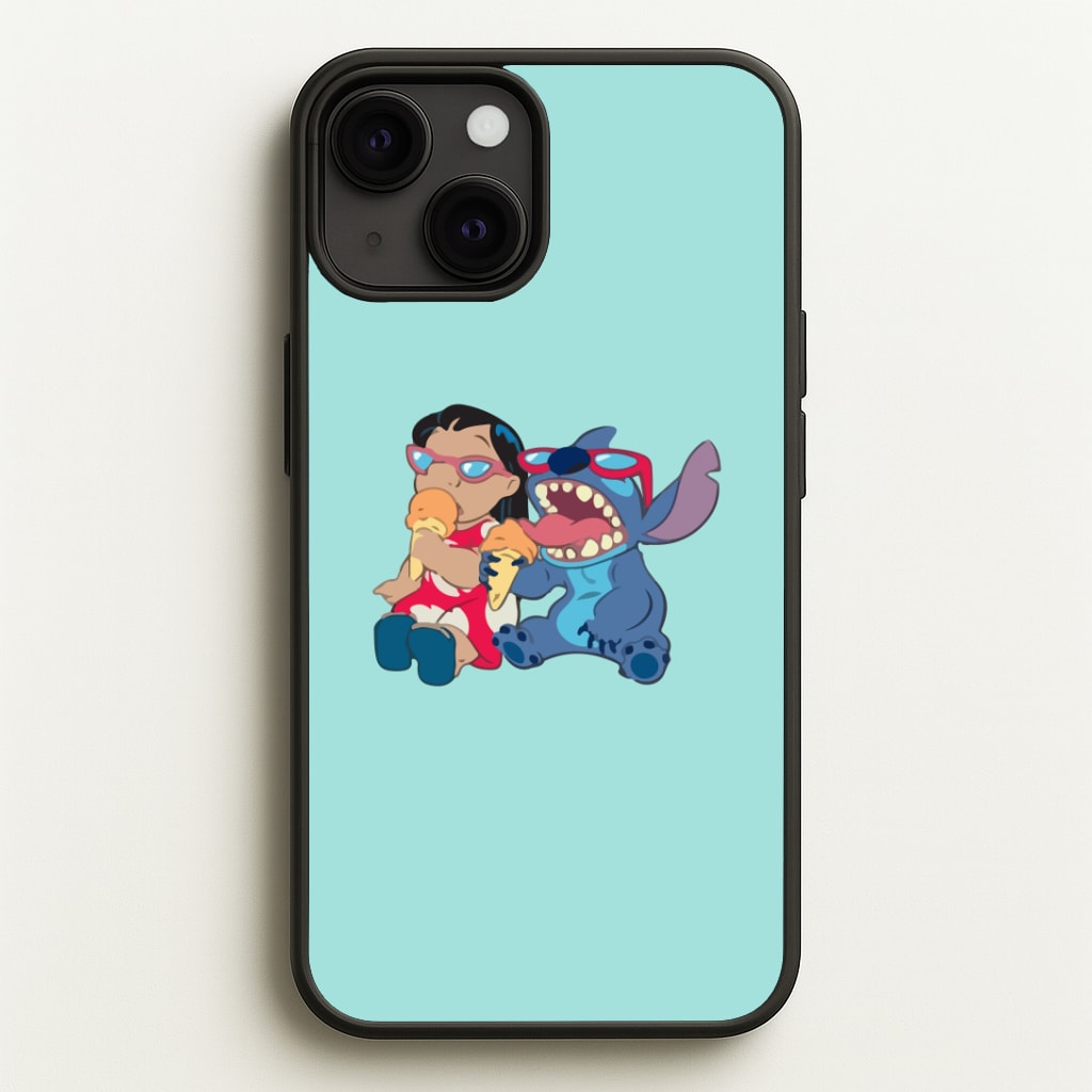 Ice Cream Alien Blue Phone Case