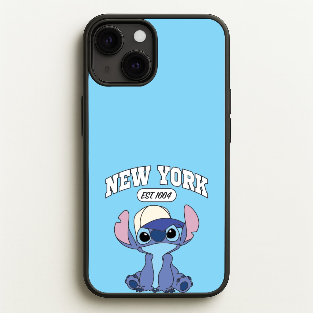 New York Blue Alien Phone Case