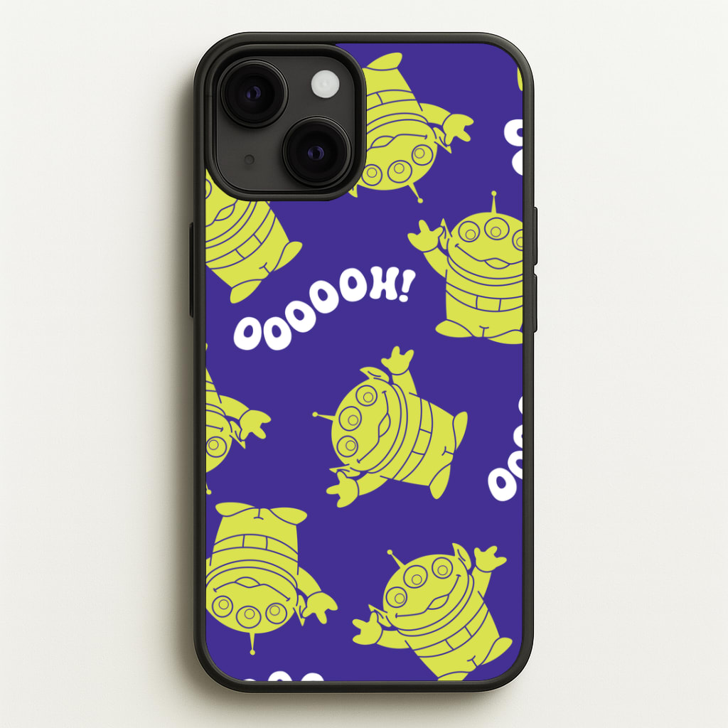 Toy Aliens Silhouette Pattern Phone Case